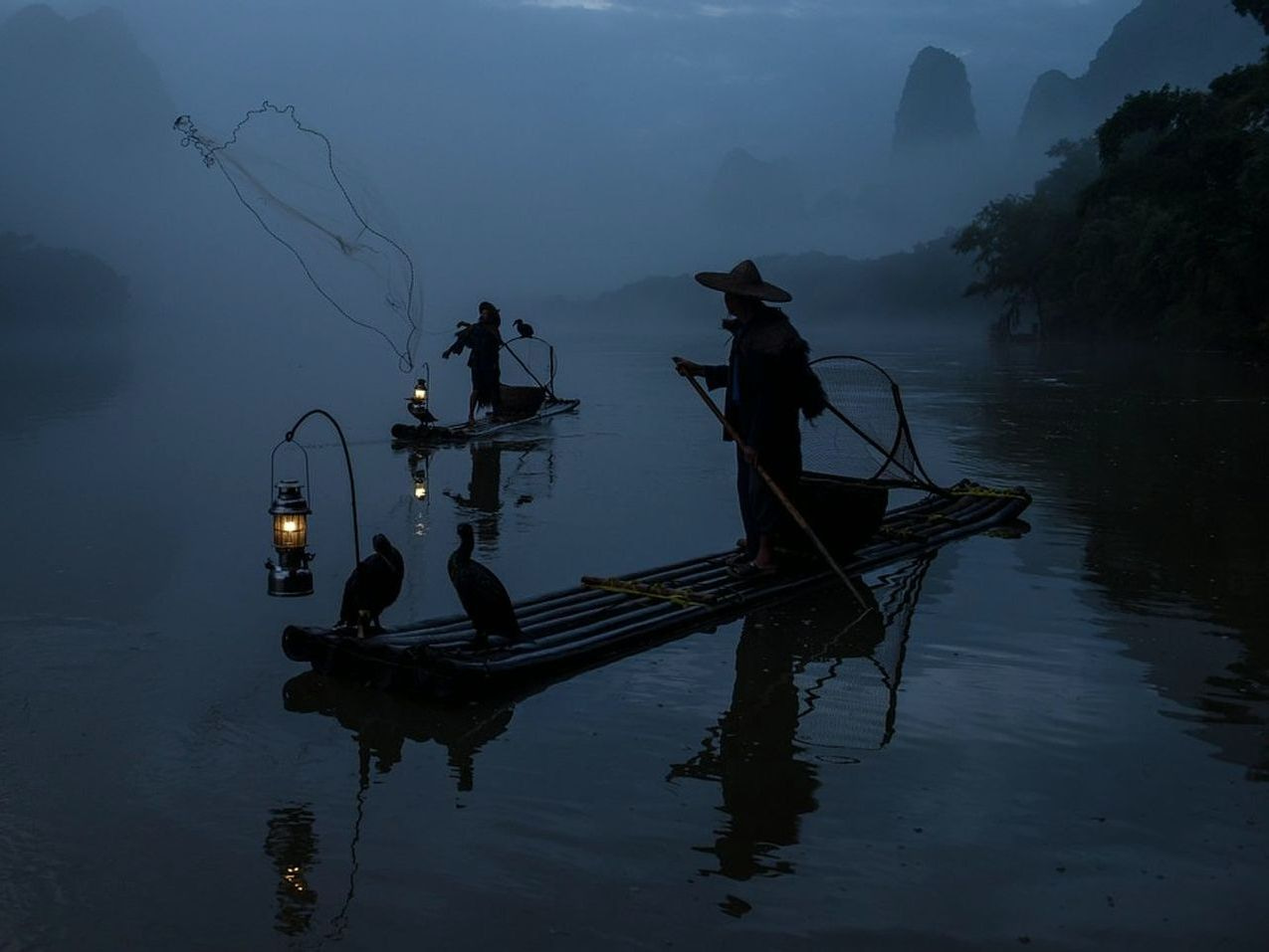 Group fishing trip